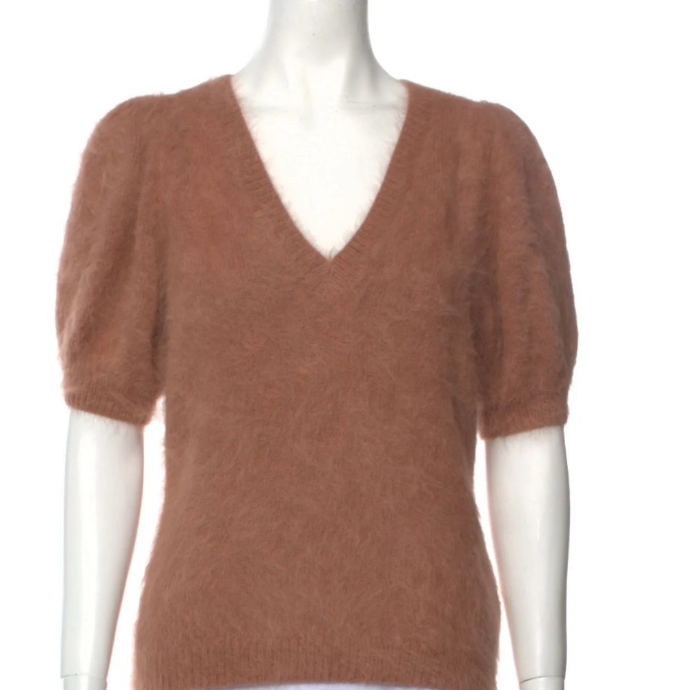 Ulla Johnson Angora V-neck Sweater